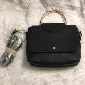 Black Satchel/Crossbody Purse